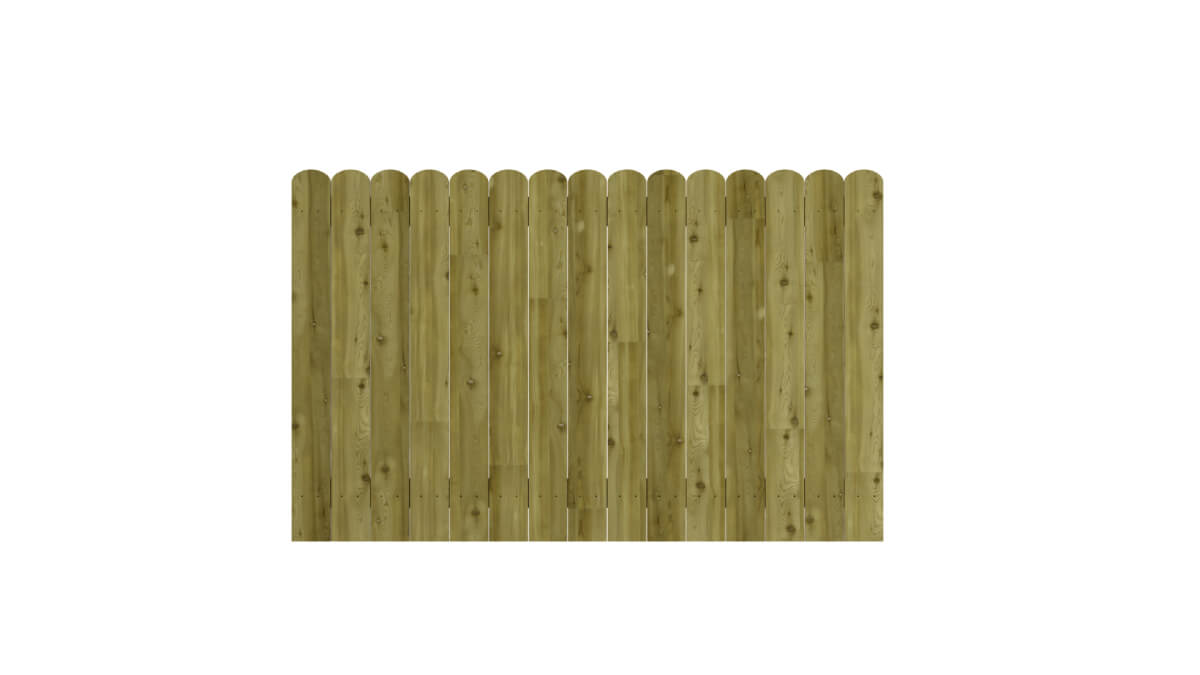 Closed Cottage Fence Pressure Treated