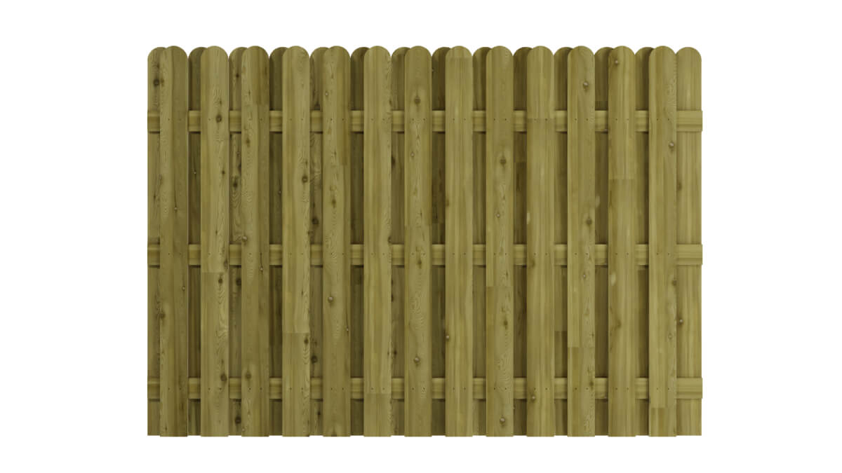 Hit & Miss Fence PAO Pressure Treated